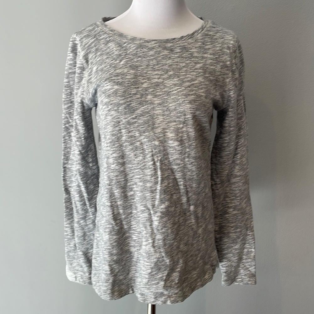 Embellished Marled grey Jcrew sweatshirt- size Xl